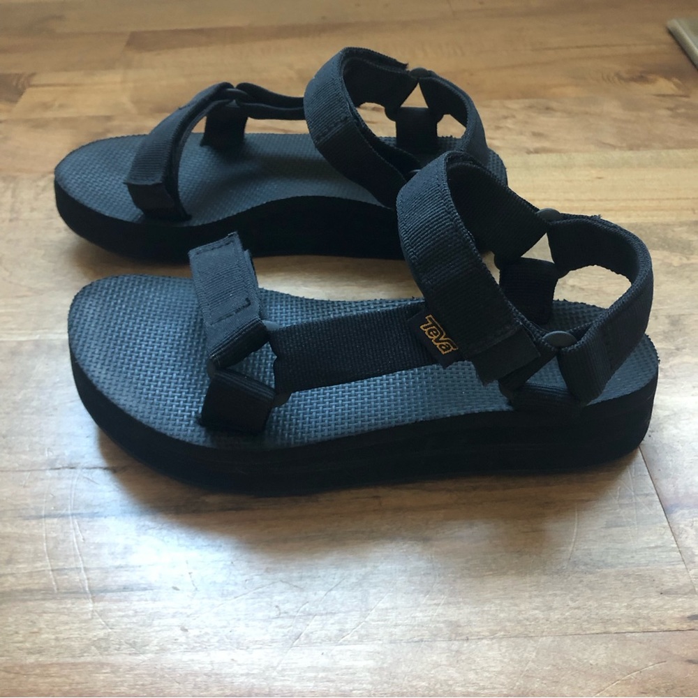 Black Teva Midform Sandal